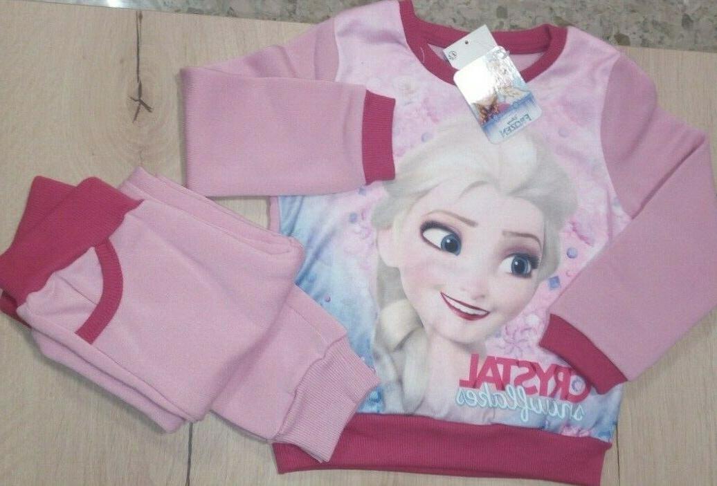 tuta frozen bambina 8 anni rosa felpata