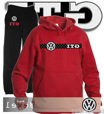 tuta hoddie printed golf gti volkswagen vintage