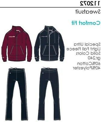 tuta in felpa zip lunga aperta al