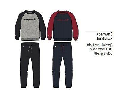 tuta junior girocollo in felpa crewneck suit