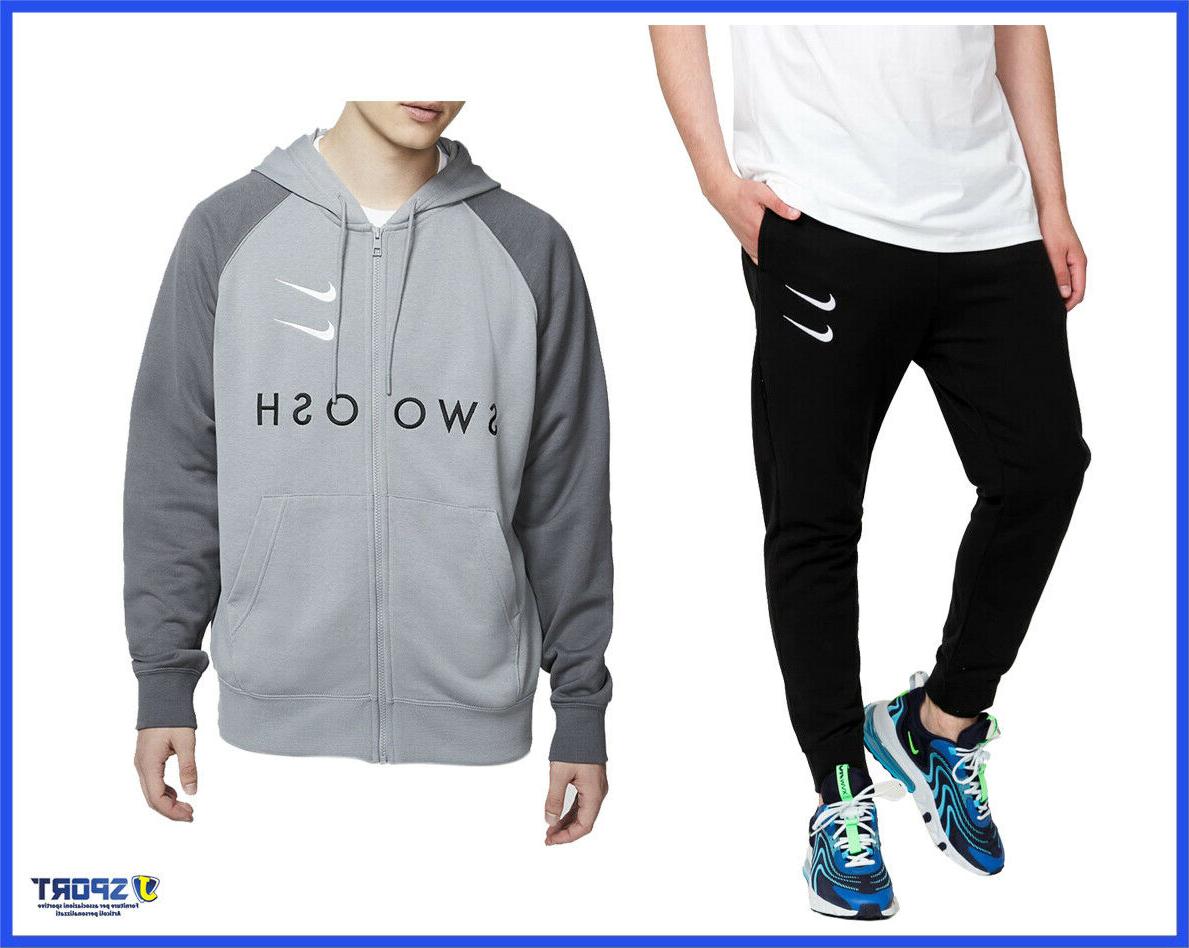 tuta swoosh uomo completo intera con zip