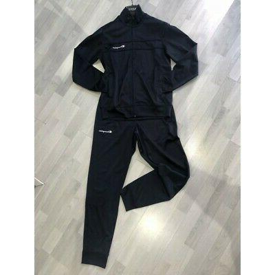 tuta uomo con zip blu scuro