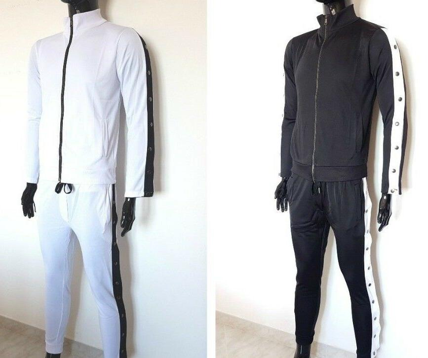 tuta uomo con zip maglia e pantaloni