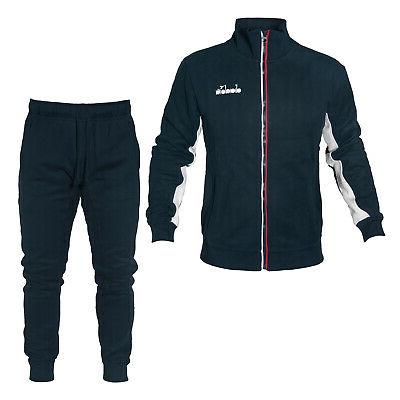 tuta uomo cotone felpato full zip 3