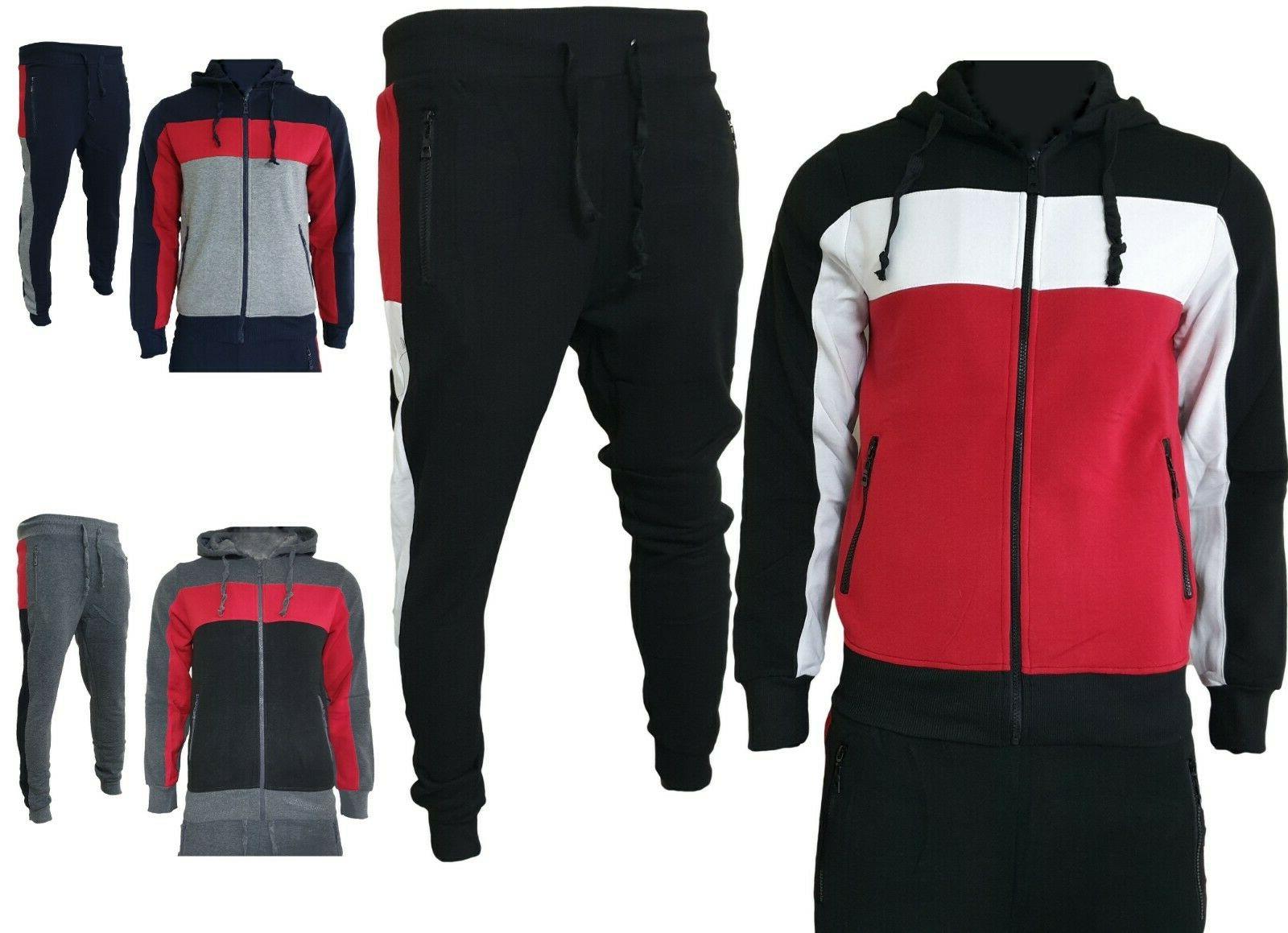 tuta uomo pantaloni maglia felpa cappuccio sport