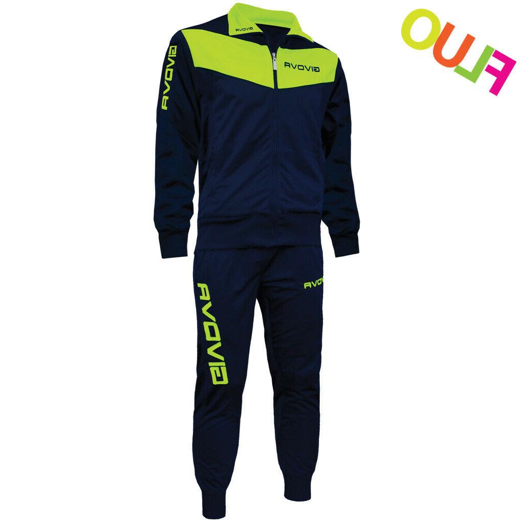 tuta visa fluo allenamento running zip uomo