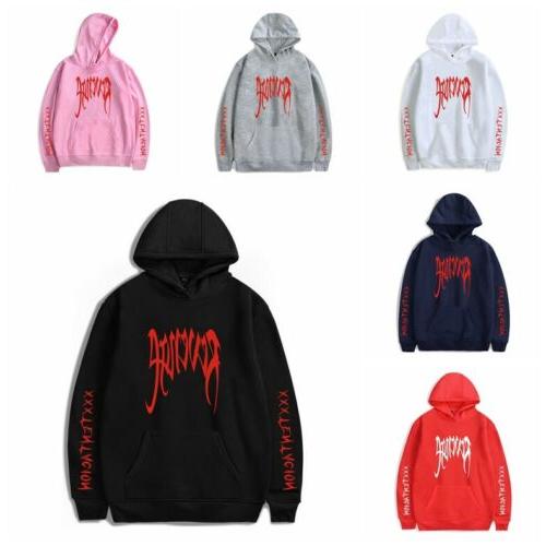 uomo abbigliamento sportivo felpe xxxtentacion printed felpa