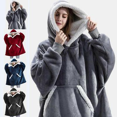 uomo caldo inverno con cappuccio flanella pile