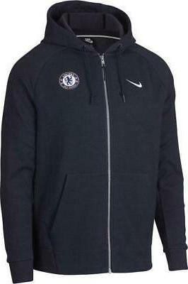 uomo chelsea fc felpa con cappuccio midnight