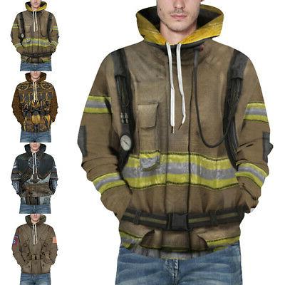 uomo donna 3d stampato felpa con cappuccio