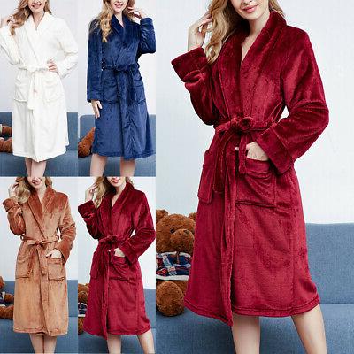 uomo donna felpa lungo bagno vestaglia con
