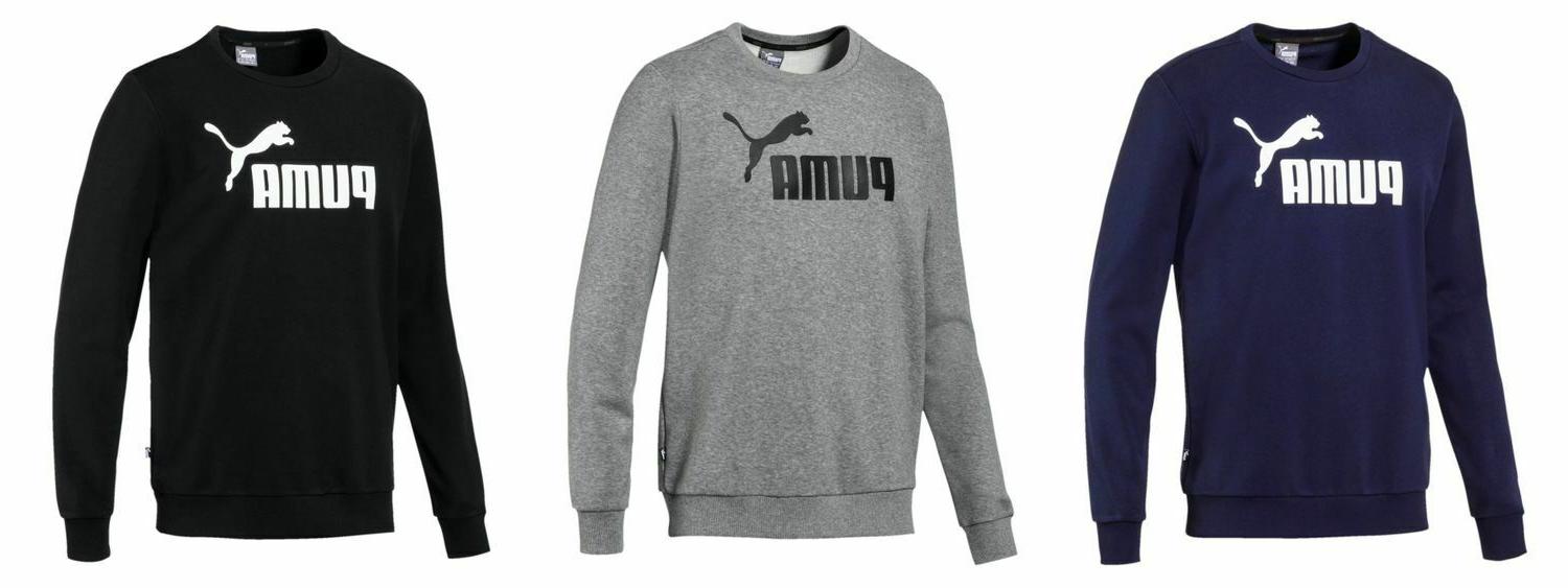 uomo essential ess logo crew felpa tr