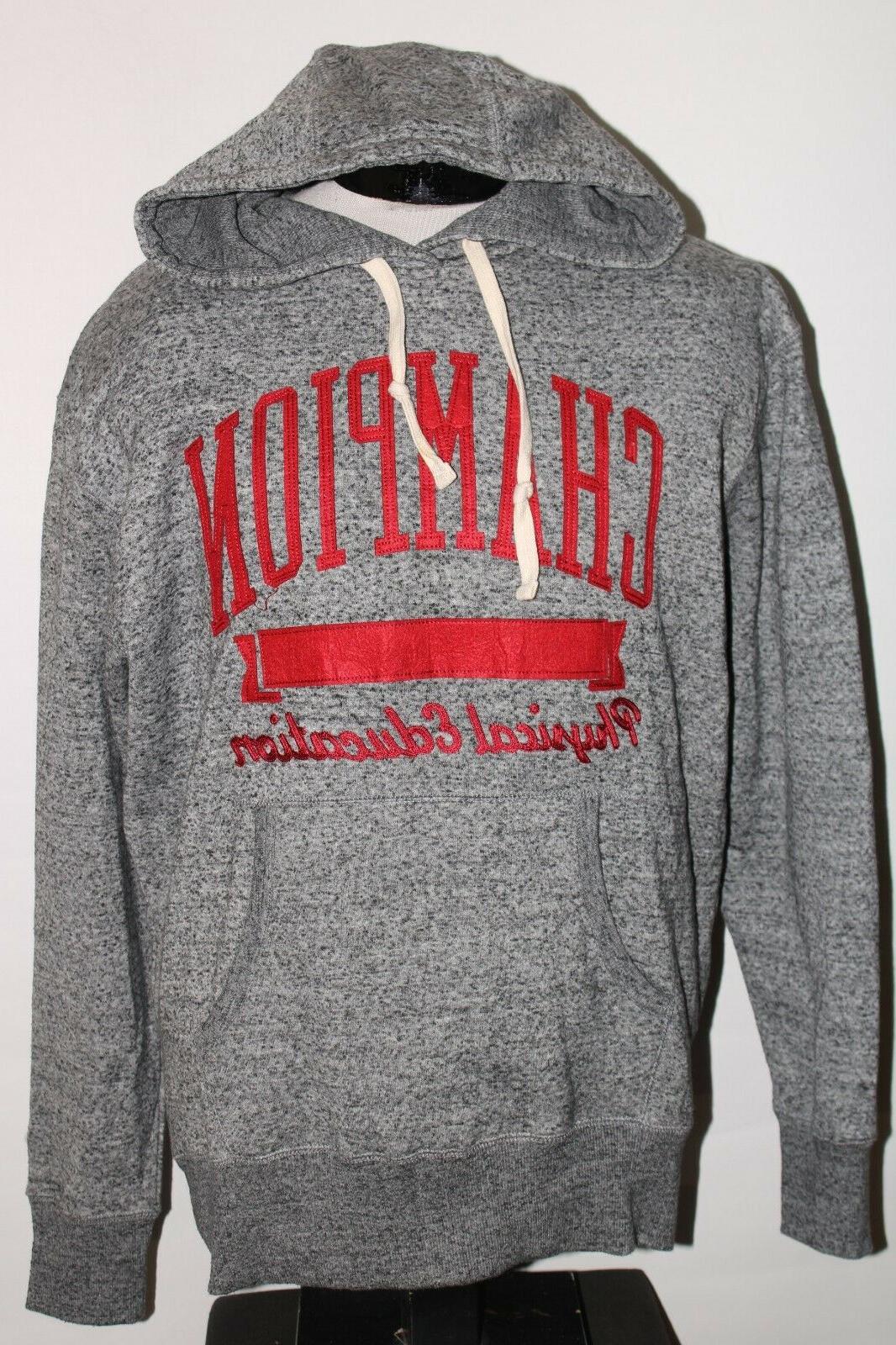 uomo grande l cucito felpa con logo