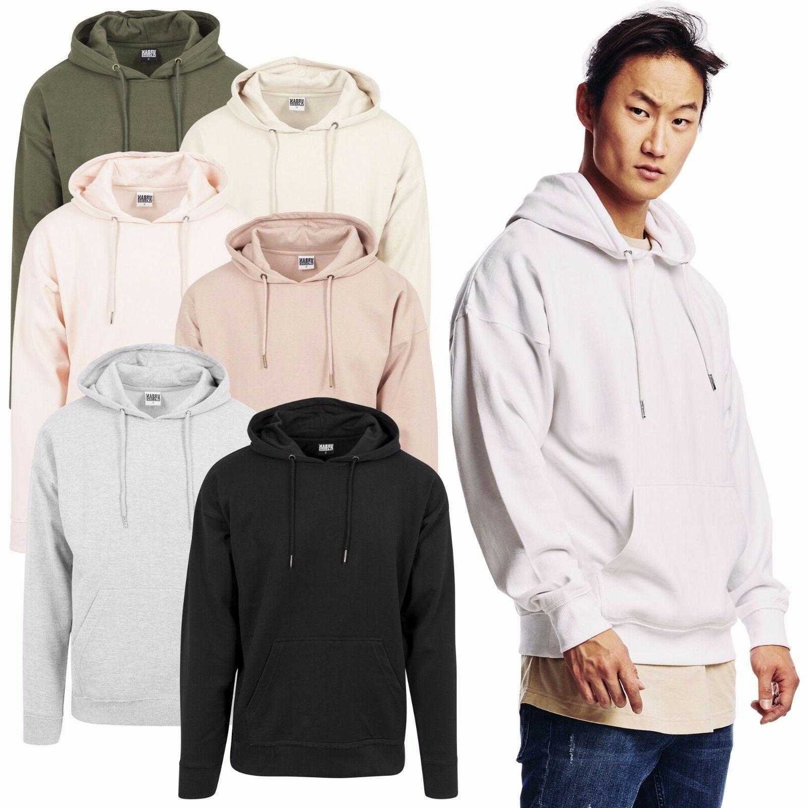 uomo oversize maglione con cappuccio sweater felpa