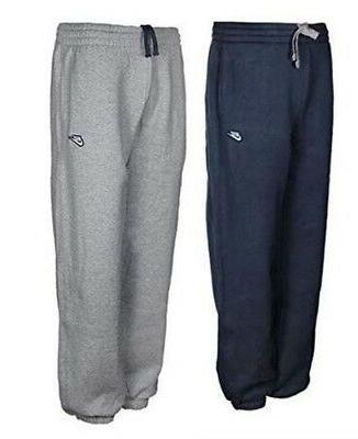 uomo pile jogging in grigio e navy