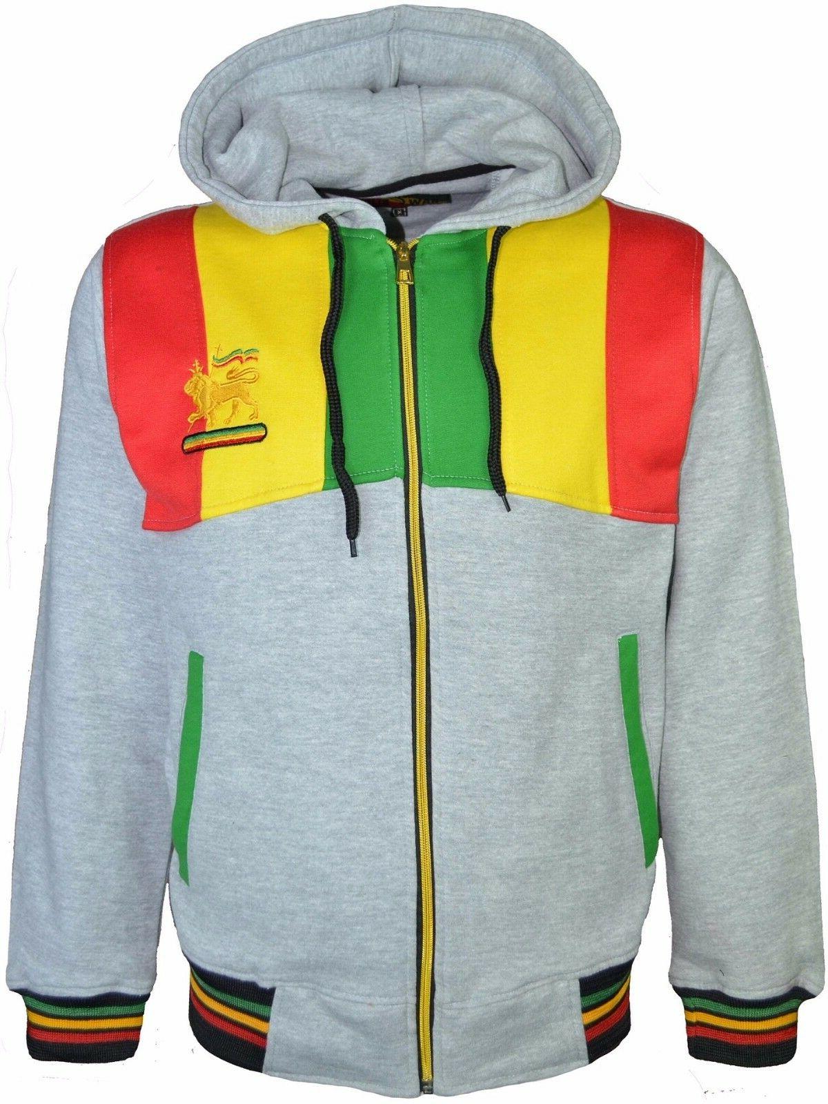 uomo rasta con cappuccio giacca in pile