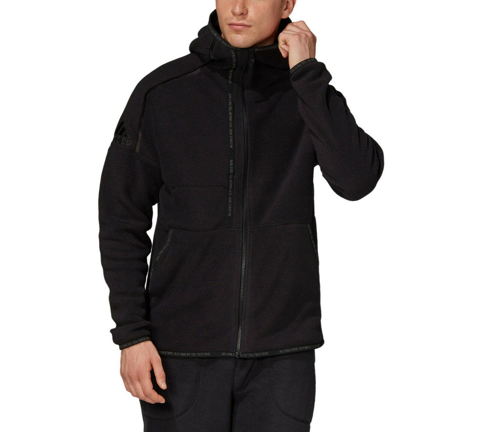 uomo zne veloce rilascio zip polar cappuccio