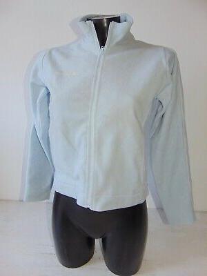 vintage 90 felpa zip s pile azzurro