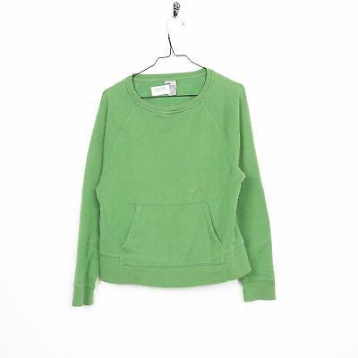vintage c9 da piccolo logo felpa verde