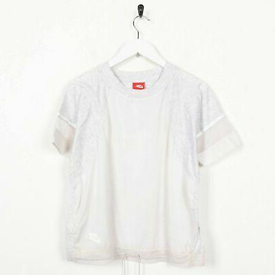 vintage donna piccolo logo t shirt beige