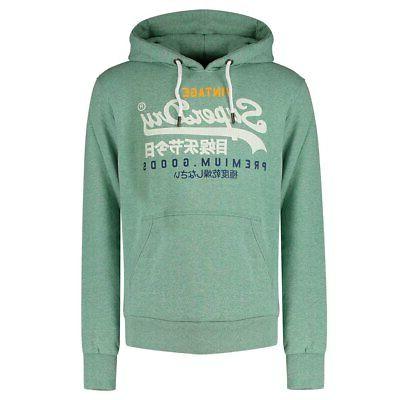 vintage logo tri felpe abbigliamento uomo verde