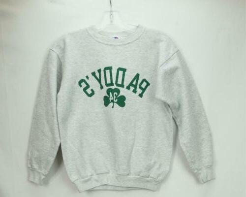 vintage paddy s irlandese felpa manica lunga