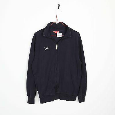 vintage piccolo logo felpa con cerniera maglione