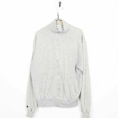 vintage piccolo logo felpa grigio medio m