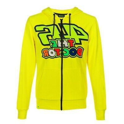 vr 46 felpa con zip bambino