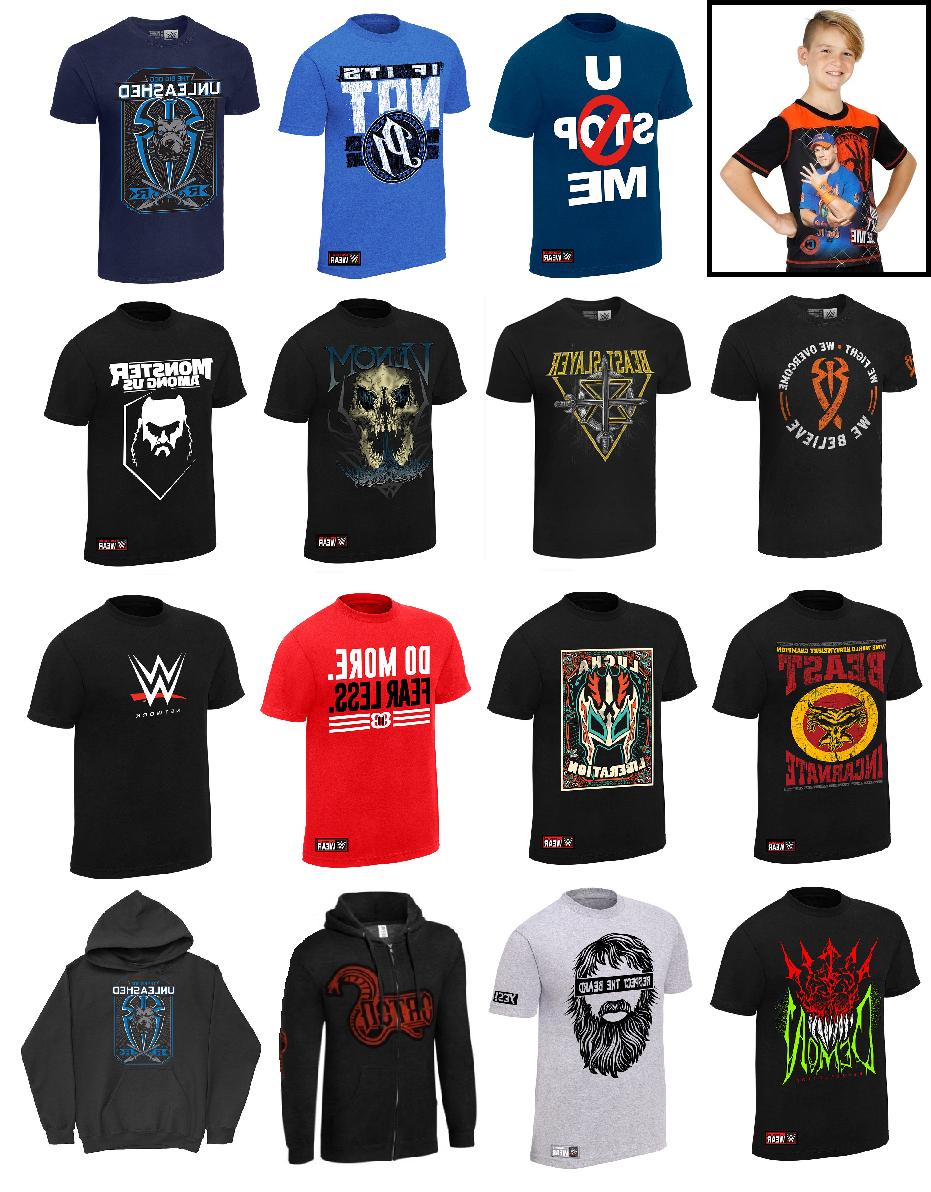 wwe wrestling t shirt bambini taglia l