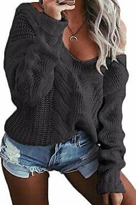 yoins maglione donna invernale oversize felpa scollo