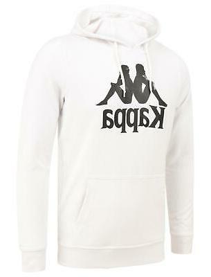 zimim auth felpa con cappuccio bianco uomo