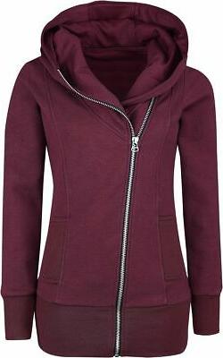Forplay Zip Case Donna Felpa jogging bordeaux, , Regular