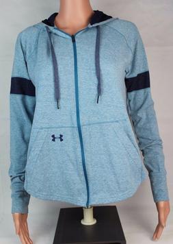 Under armour Larga Donna Felpa con Cappuccio Pullover Zip Az