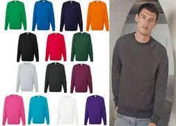 Fruit of the Loom Leggero Raglan Felpa Maglione Pullover 