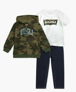 LEVI'S COMPLETO JEANS FELPA T-SHIRT BAMBINO  INVERNO 9 12 18