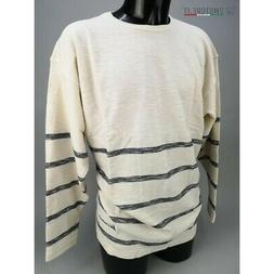 LEVI'S Felpa LEVIS Striped SUMMER SWEAT avorio ORIGINAL VINT