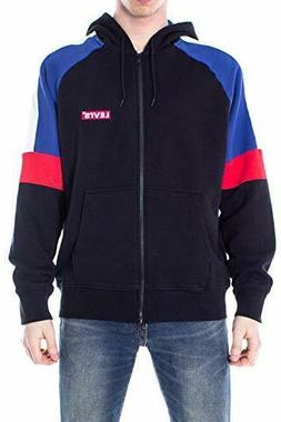 Levis Uomo Jeans 90s Pieced Felpa Cappuccio e Zip Intera Ner