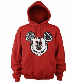 Licenza Ufficiale Mickey Mouse con Pixel Schizzo Felpa Cappu