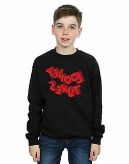 Looney Tunes Bambini e ragazzi 3D Logo Felpa