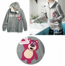 Disney Lotso Donna collo Alto Zip Cappuccio Foderato Boa Gia
