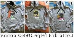 Felpa Con Cappuccio Donna Ragazza Oreo People Nuova Senza Et