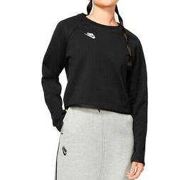 Nike Maglia da Donna Girocollo Tech Fleece Nera Taglia S Cod