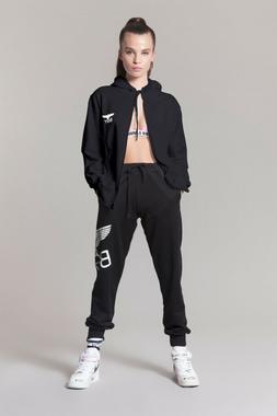 BOY LONDON MAGLIA FELPA CAPPUCCIO ZIP MANICA LUNGA DONNA COD