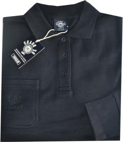 MAGLIA felpa Invernale UOMO polo con taschino M L XL XXL 3XL