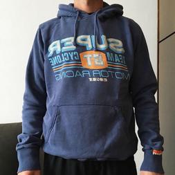 SUPERDRY MAGLIA FELPA UOMO VINTAGE BLU TAGLIA M
