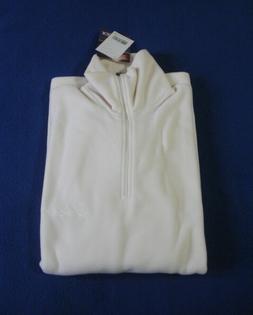Maglia SPORTFUL in pile bianco unisex mezza zip - NUOVO, con