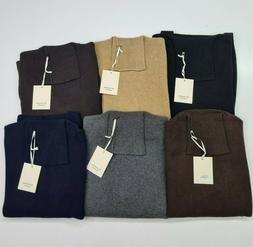 MAGLIA NUOVA MAGLIONE UOMO 100% PURO CASHMERE COLLO ALTO VAR