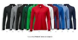 MAGLIA POLO DONNA RAGAZZA COTONE MANICA LUNGA SFIANCATA SLIM
