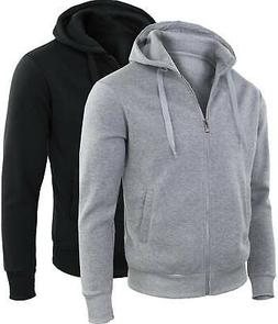 Maglia Tuta Uomo Cardigan con Cerniera Felpa con Cappuccio G